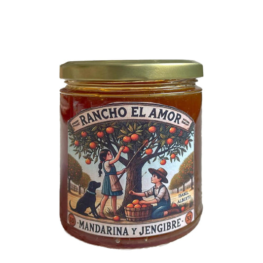 Mermelada Rancho El Amor : Mandarina & Jengibre 225gr